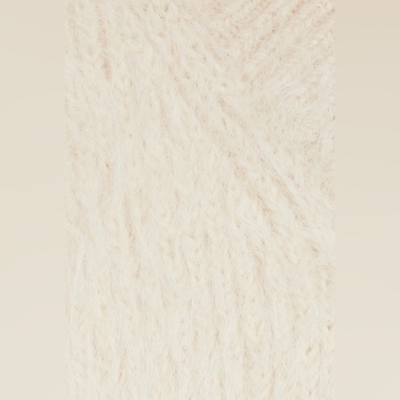 Alexa Chung Alexachung Ivory White Cream Hampton Brushed Alpaca Sweater Jumper - Picture 6 of 17